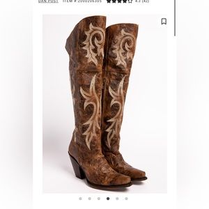 Dan Post Jilted Knee High Cowboy Boots